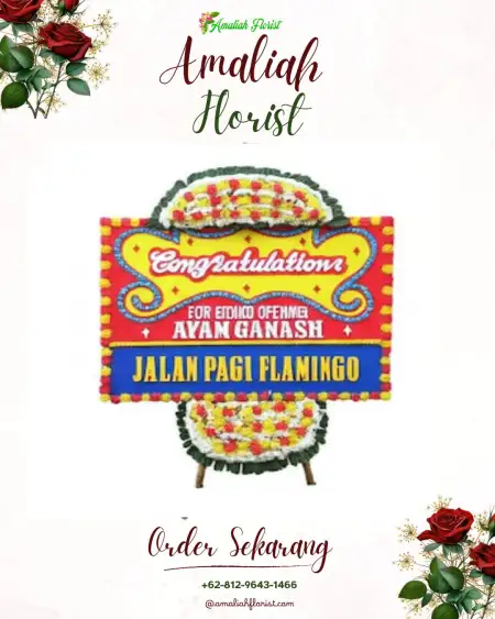 Sewa Papan Bunga Moyo Hulu